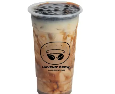 CAPPUCCINO MILK TEA WITH TAPIOCA (with free siomai party tray for every 30 cups)