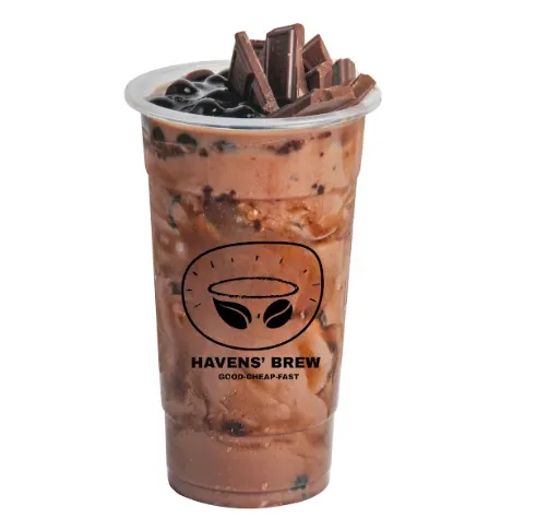 CHOCOLATE CHOCOLATE MILK TEA WITH TAPIOCA (ASSORTED SOLO 7+1 COMBINATION OF FRUIT TEA,MILK TEA & ICED COFFEE)
