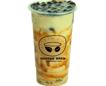MATCHA MILK TEA, GROUNDED GREEN LEAVES WITH TAPIOCA, ( with free siomai party tray for every 30 cups)