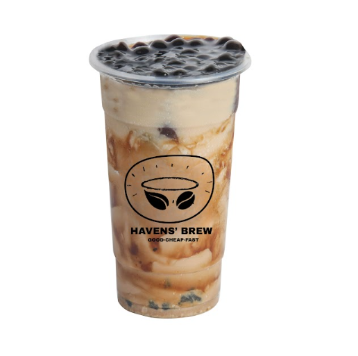 SALTED CARAMEL MILK TEA WITH TAPIOCA, BEST SELLER (with free siomai party tray for every 30 cups)