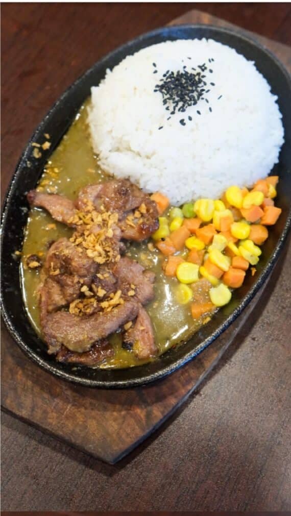 SIZZLING PORK TAPA SIZZLING PORK TAPA