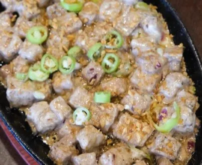 SIZZLING TOFU