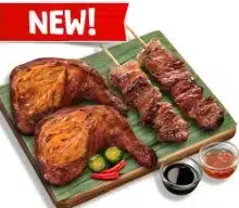 CHICKEN INASAL PAA & PORK BBQ BUDDY SIZE (2) CHICKEN INASAL PAA & PORK BBQ BUDDY SIZE