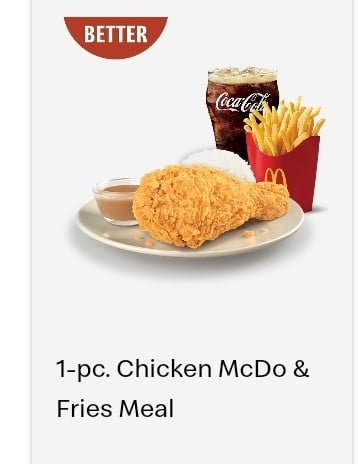 1 PC CHICKEN MCDO & FRIES MEAL 1 pc CHICKEN MCDO AND FRIES MEAL