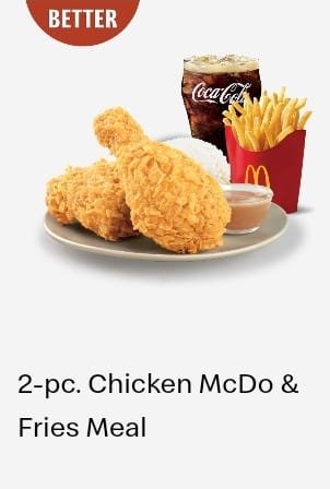 2 PC CHICKEN MCDO & FRIES MEAL 2 PC CHICKEN MCDO & FRIES MEAL