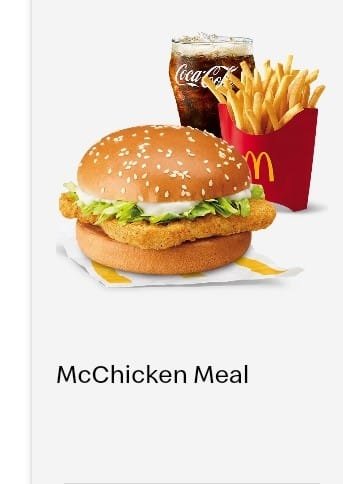 MCCHICKEN MEAL MCCHICKEN MEAL